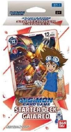 Digimon English TCG ST-1 Starter Deck Gaia Red - 54 Cards