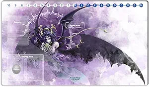 New DTCG Duel Playmat Digimon Diaboromon Trading Card Game TCG CCG Mat Pad + Free Bag (ZD002-300-SM)