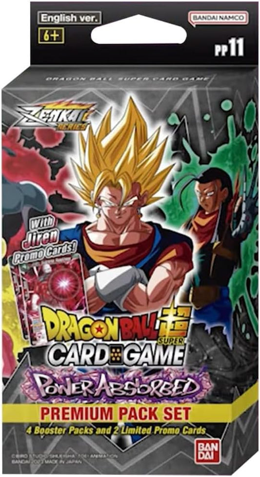 BANDAI NAMCO Entertainment Dragon Ball Super TCG: ZENKAI Series 03 Power Absorbed Premium Pack Set [PP11]