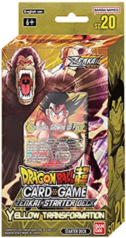 Dragon Ball Super TCG 20 SD20 Yellow Transformation Starter Deck