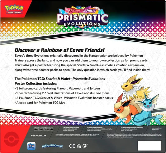 Pokemon TCG: Scarlet & Violet—Prismatic Evolutions Poster Collection