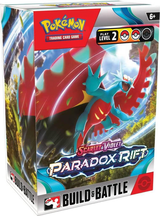 Pokemon: Scarlet & Violet 4: Paradox Rift Booster Build & Battle Box - 4 Packs, Promos