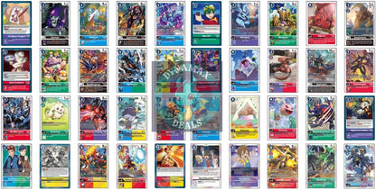 Digimon TCG - 50 Card Lot/Bundle, 9 Rare Cards and 1 Super Rare Guaranteed!