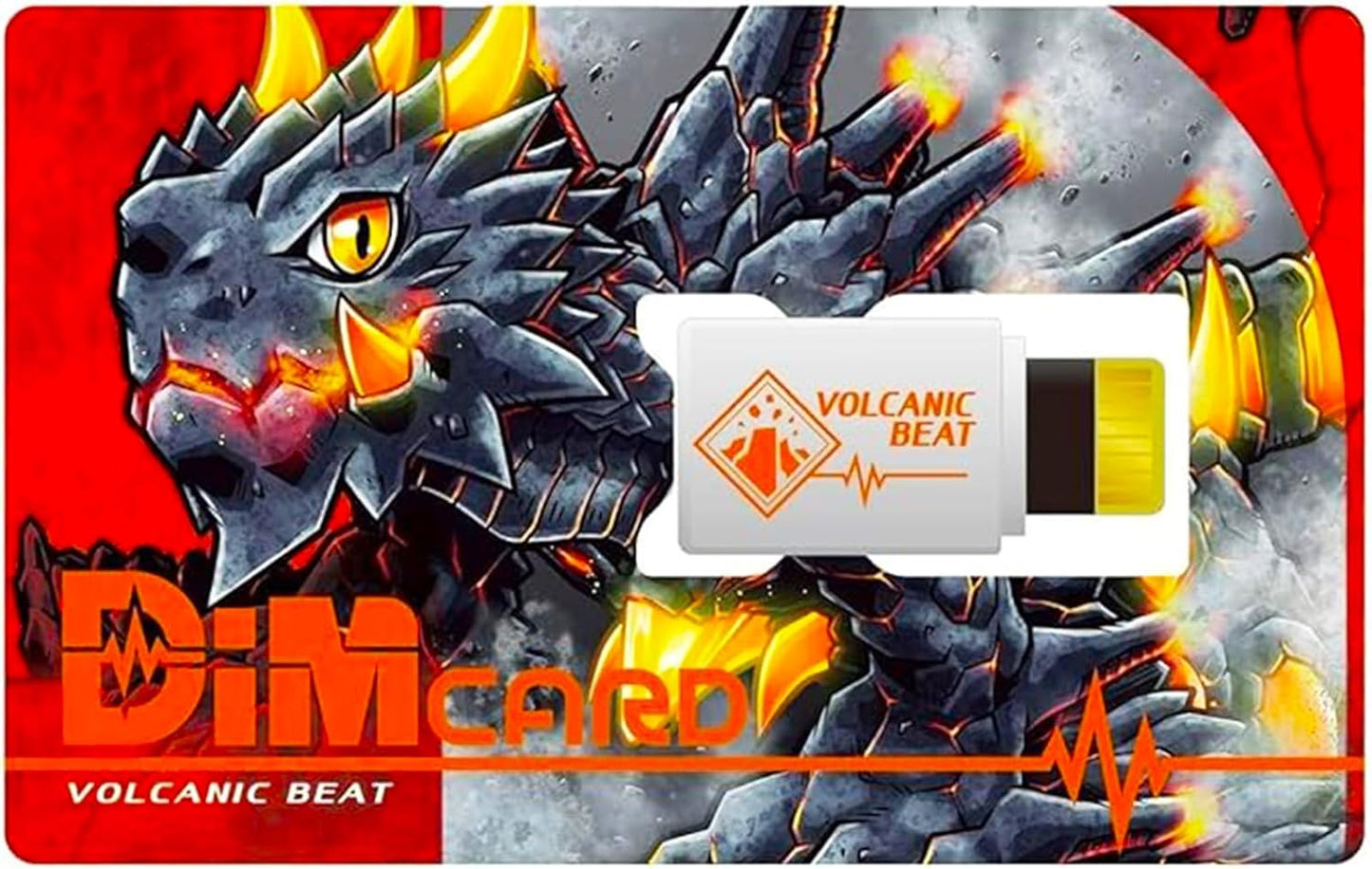 Digimon Dim Card Pack - Bundle with Vital Hero Cards Including Hermit in The Jungle, Nu Metal Empire, Volcanic Beat, and Blizzard Fang Plus Bookmark | Digimon Dim Cards
