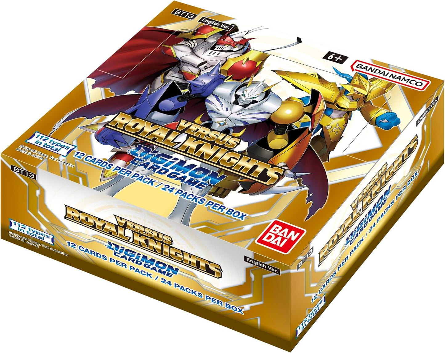 BANDAI NAMCO Entertainment Digimon Card Game: Versus Royal Knights Booster Box,Gold (BCL2686672)