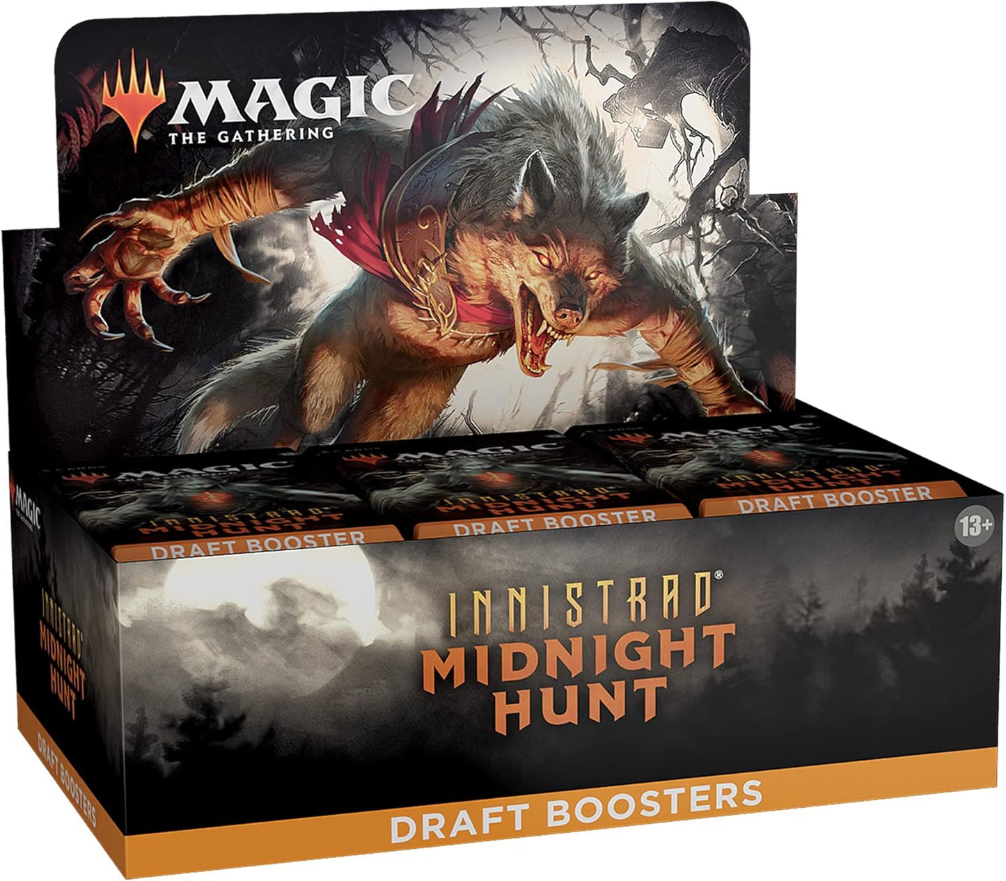Magic: The Gathering Innistrad: Midnight Hunt Draft Booster Box | 36 Packs (540 Magic Cards)