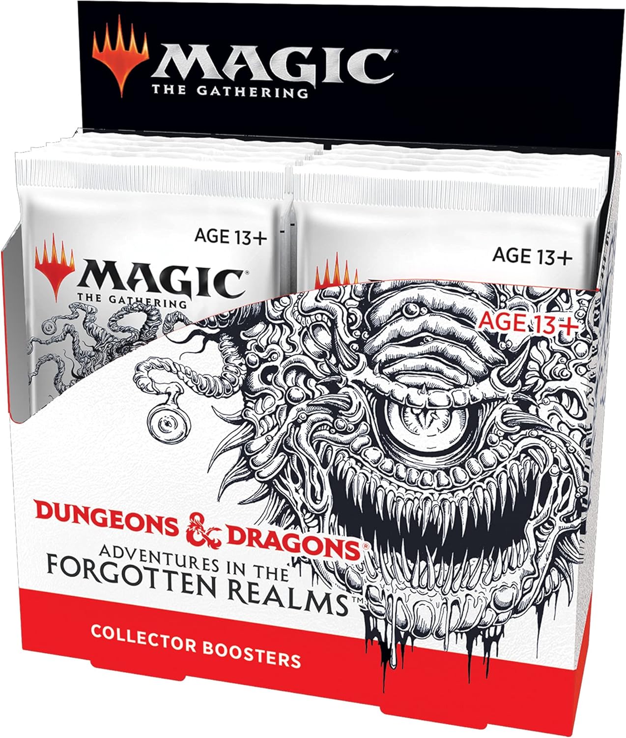 Magic: The Gathering Adventures in the Forgotten Realms Collector Booster Box | 12 Packs (180 Magic Cards)