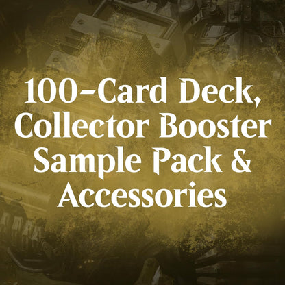 Magic: The Gathering Fallout Commander Deck - Scrappy Survivors (100-Card Deck, 2-Card Collector Booster Sample Pack + Accessories)