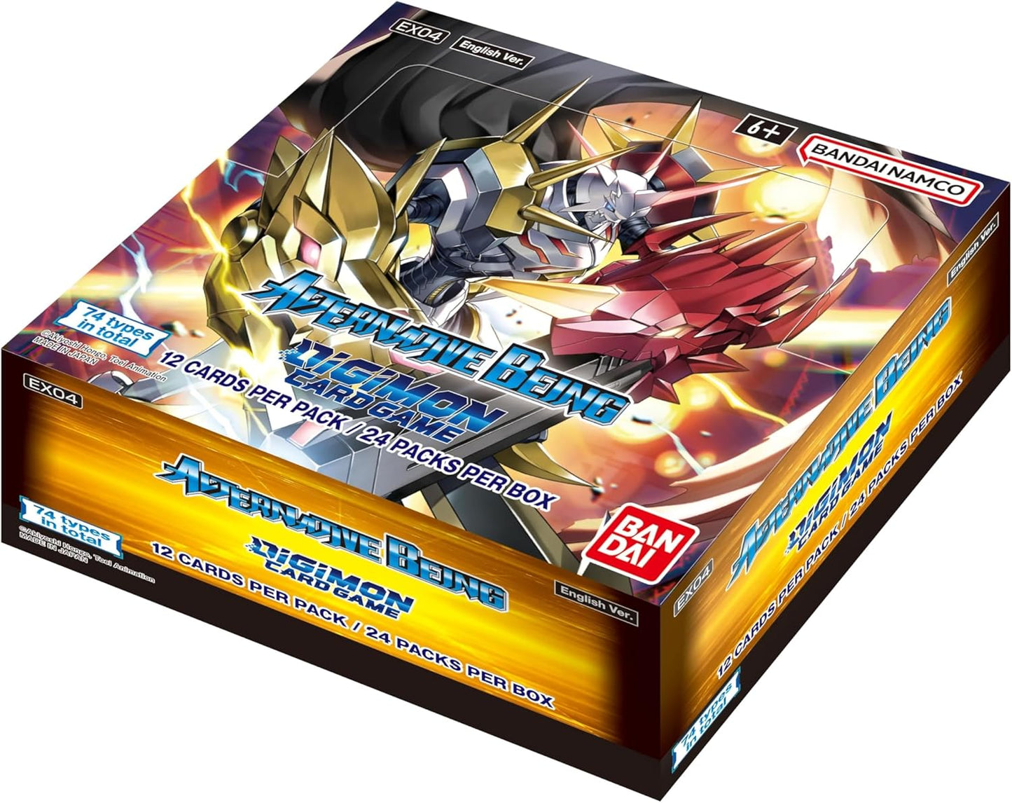 Bandai | Digimon Card Game: Alternative Being - Booster Display (EX04) | Trading Card Game | Ages 6+ | 2 Players | 20-30 Minutes Playing Time
