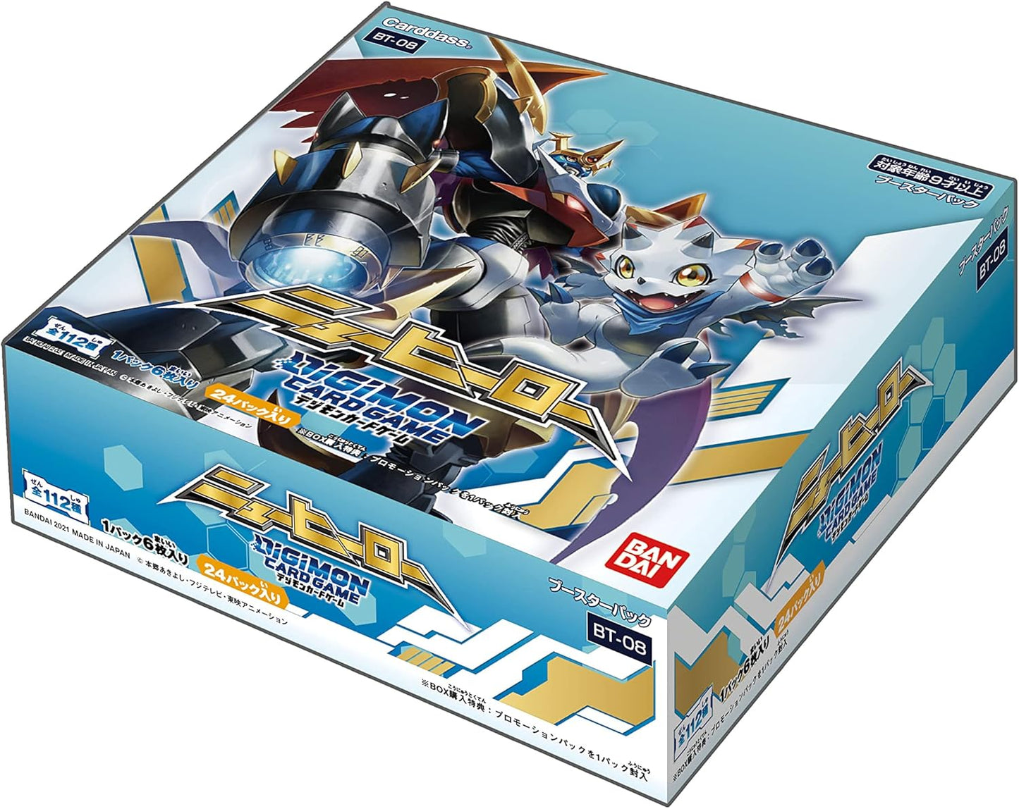 Digimon Card Game New Hero Japanese Booster Box [BT-08]