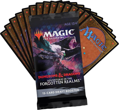 Magic: The Gathering Adventures in the Forgotten Realms Draft Booster Box | 36 Packs (540 Magic Cards)
