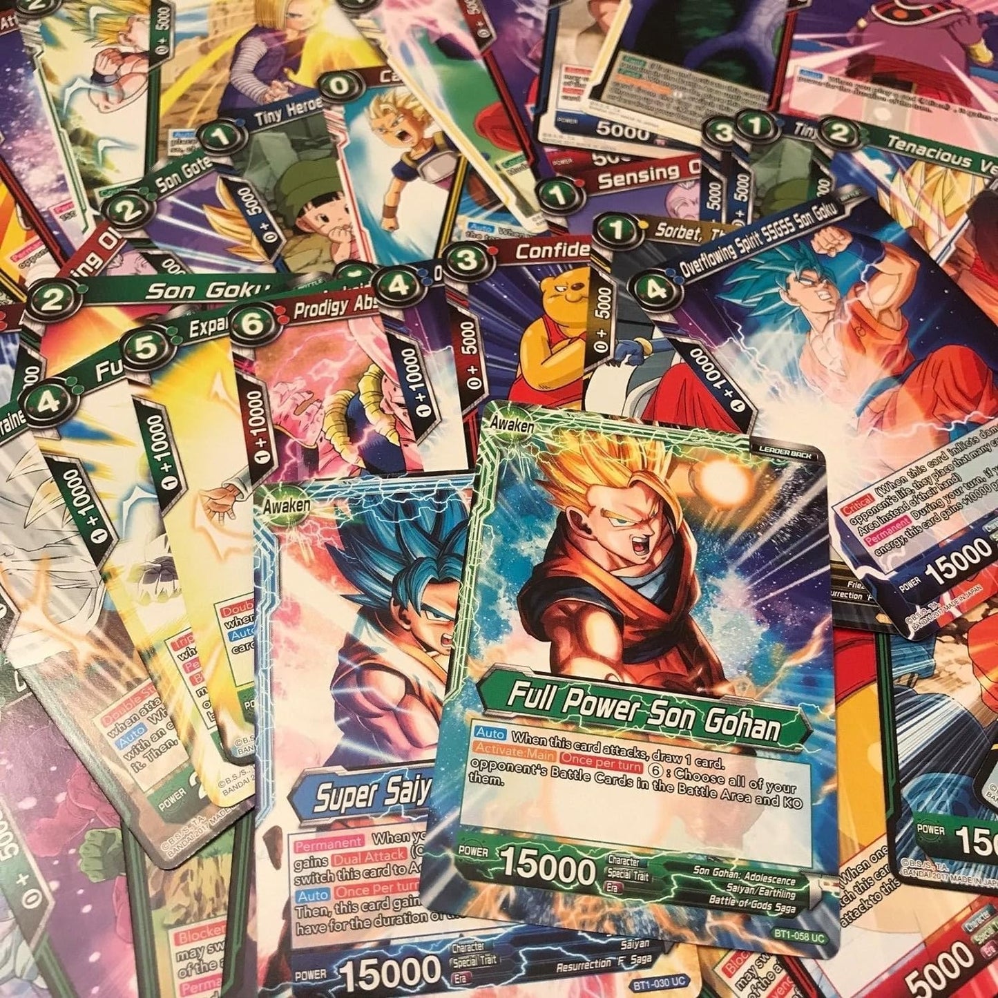 Dragon Ball Super TCG: Random Cards from Every Series, 200 Cards in Each Lot