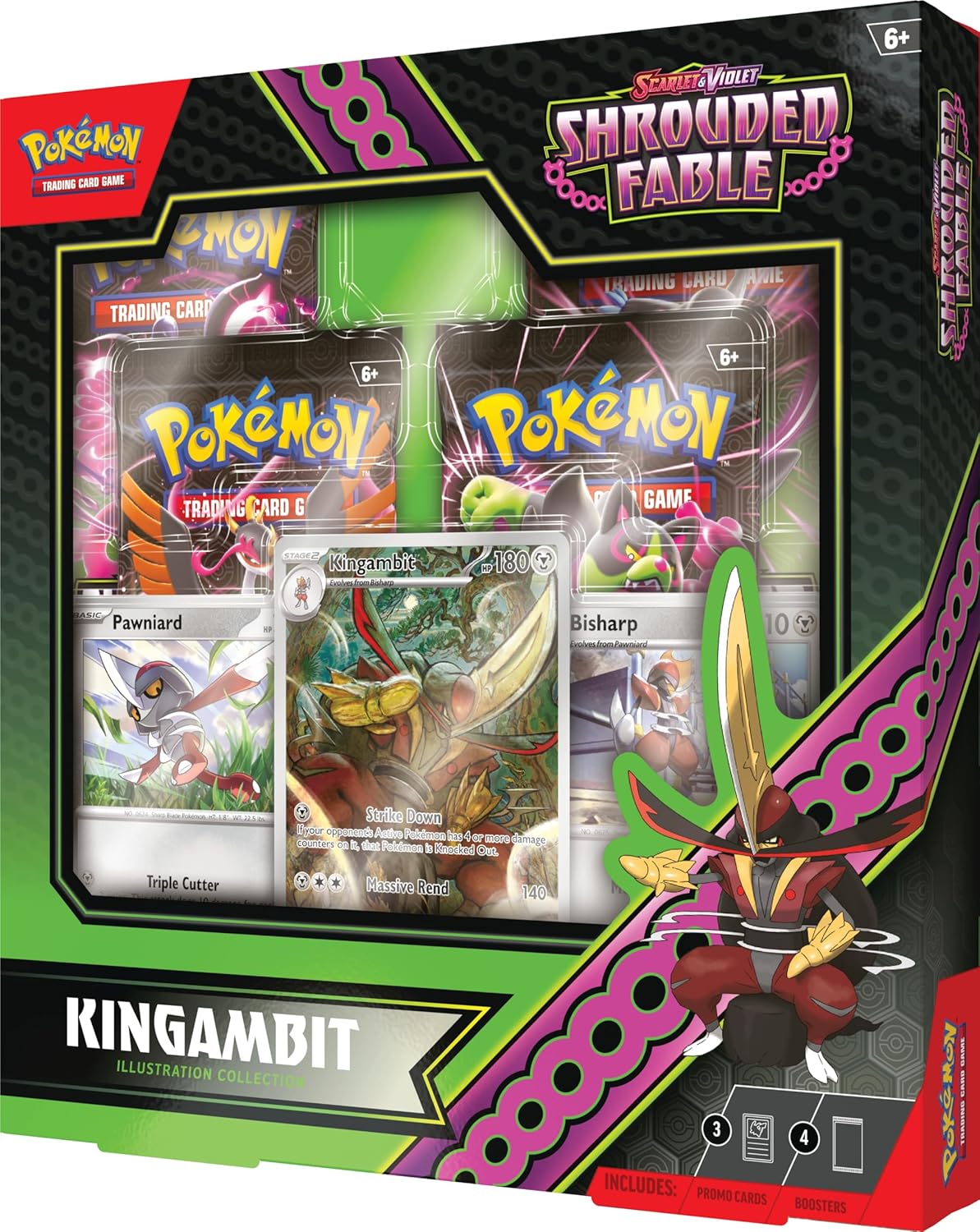 Pokemon TCG: Scarlet and Violet Shrouded Fable: KINGAMBIT Illustration Collection